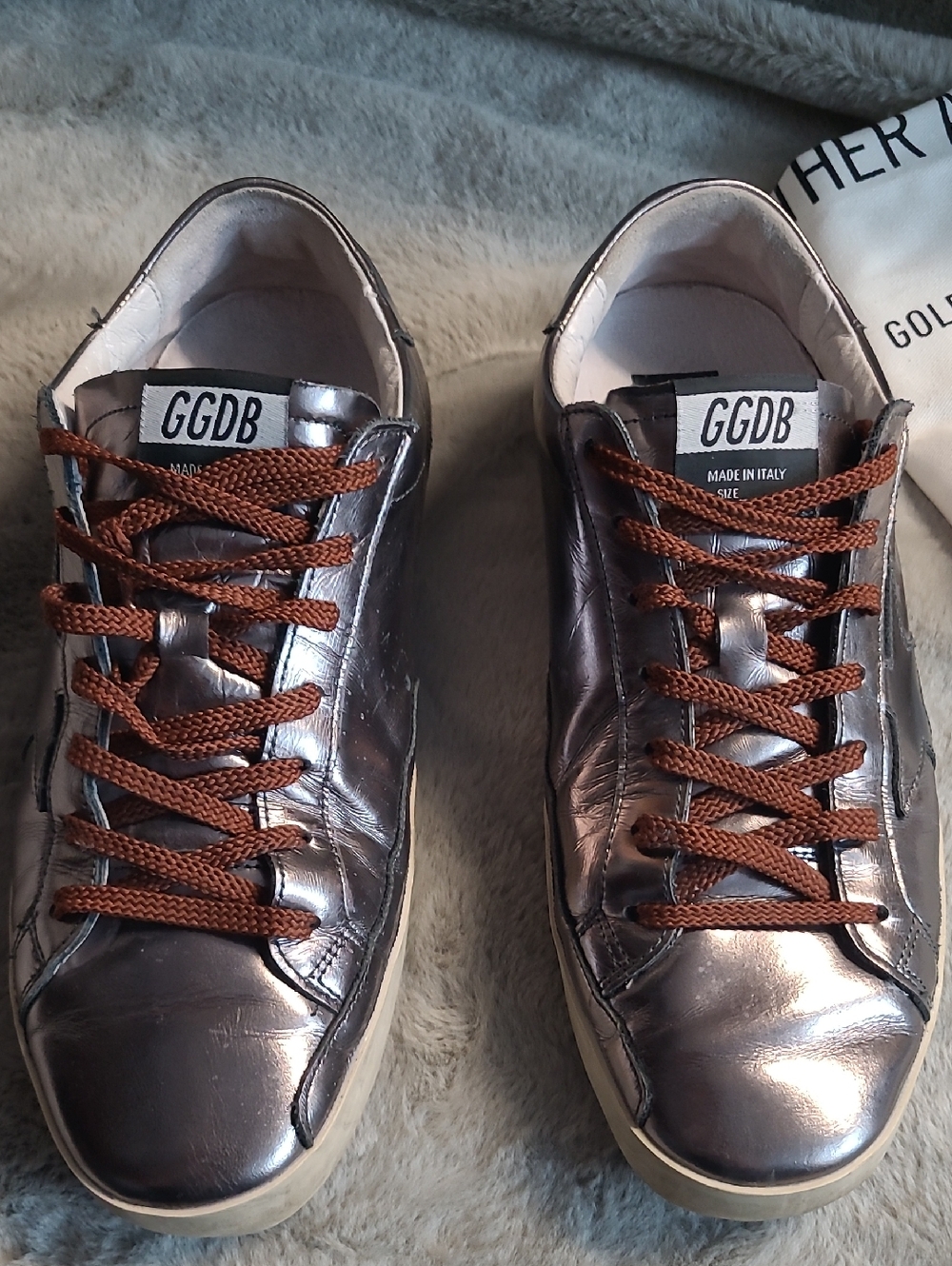Golden Goose Superstar Metallic Bronze Leather Mens U.S. 10 / 43 - Picture 10 of 10